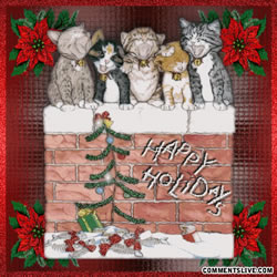 Cats Caroling Picture