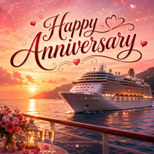 Sunset Cruise Anniversary image to share