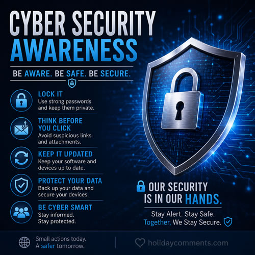 Cyber Security Awareness Awareness image to share