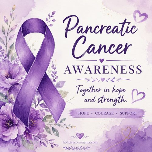 Pancreatic Cancer Awareness Awareness image to share