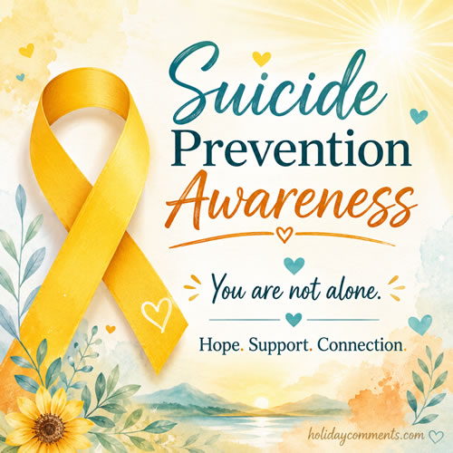 Suicide Prevention Awareness image to share