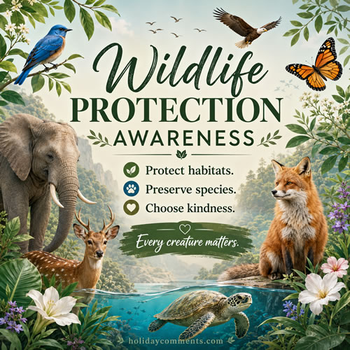 Wildlife Protection Awareness image to share