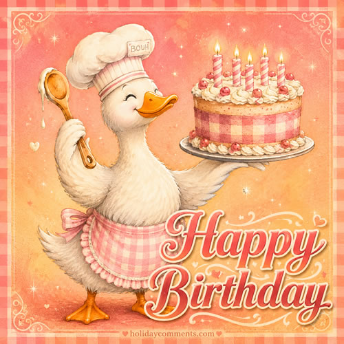 Birthday Duck