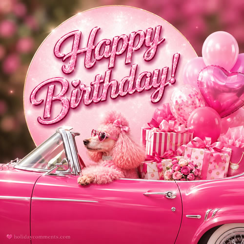 Poodle Birthday Ride image to share
