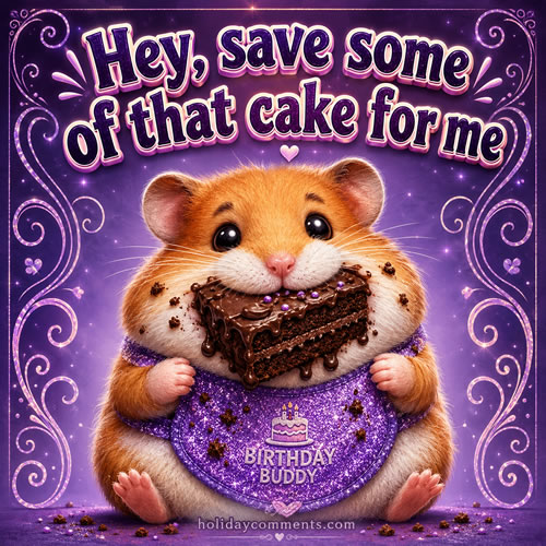 Save Some Cake Birthday image to share