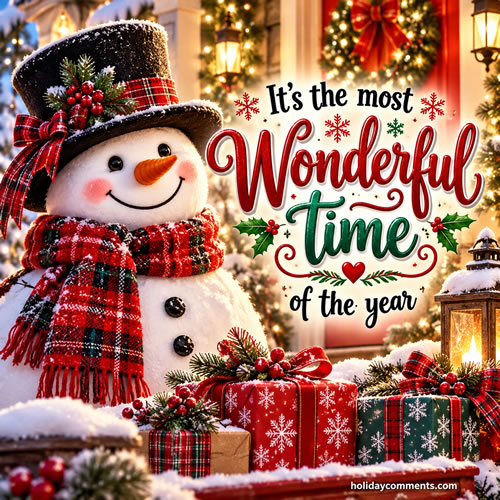 Most Wonderful Time Christmas image to share