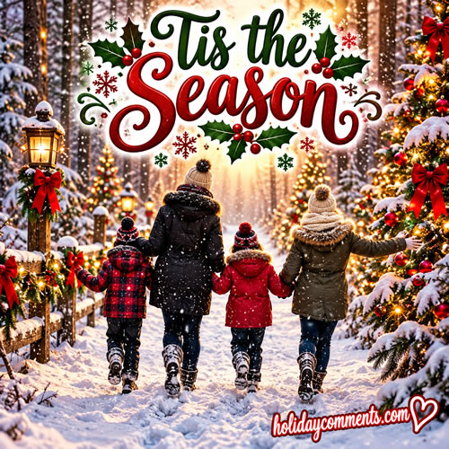 Tis The Season Christmas image to share