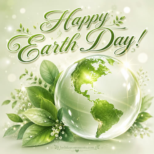 Calm Earth Day image to share