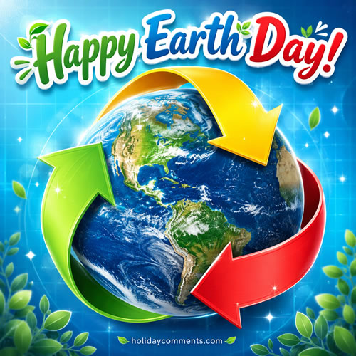 Recycle Design Earth Day image to share