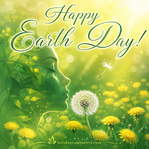 Serenity In Nature Earth Day image to share
