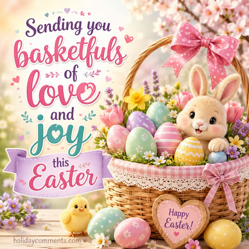 Basketfuls Love Joy Easter image to share