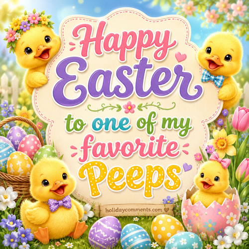 Favorite Peeps Easter image to share