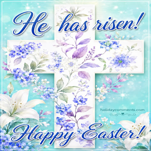 Has Risen Blessing Easter image to share