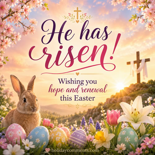 Hope Renewal Easter image to share