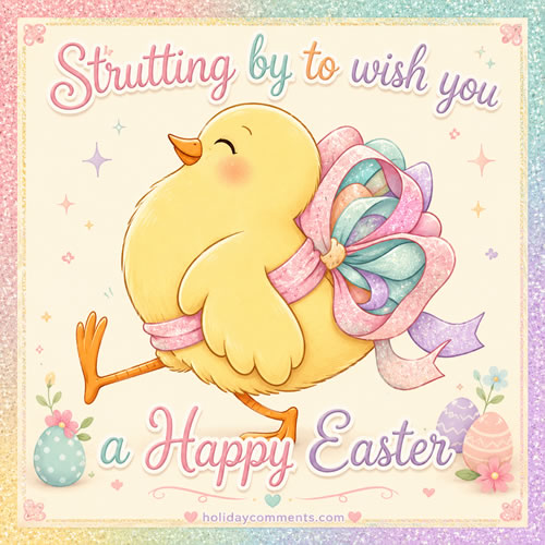 Strutting Chick Easter image to share