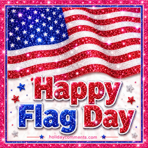 Glitter Flag Day