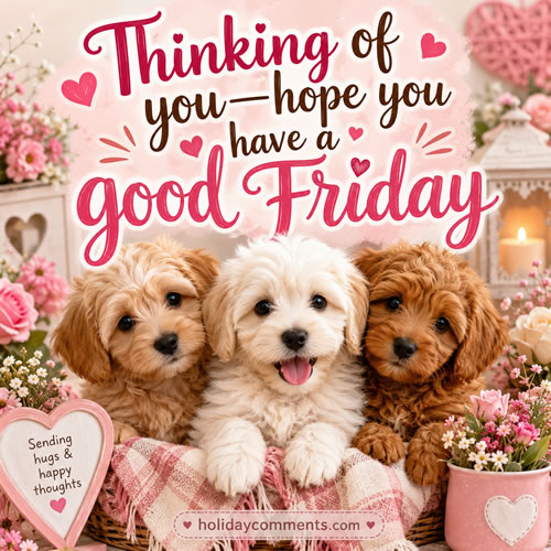 Thinking Good Friday Friday image to share