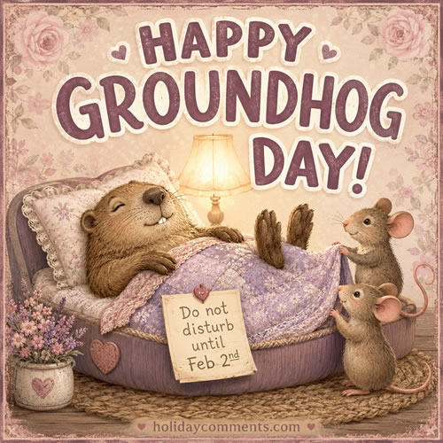 Cozy Groundhog