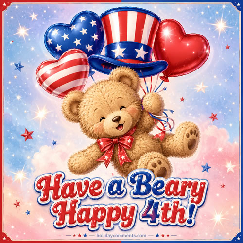 Beary Happy Fourth