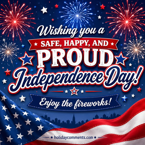 Enjoy Fireworks Independence Day image to share