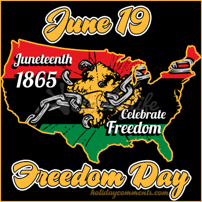 Juneteenth Map Juneteenth image to share