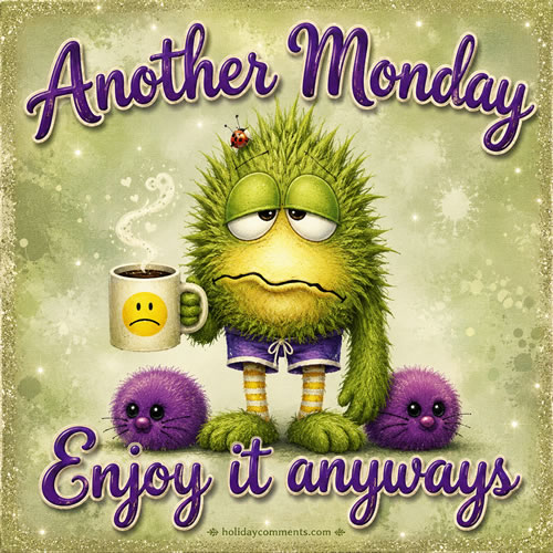 Another Monday Enjoy Monday image to share