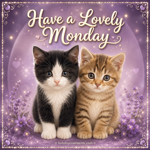Cat Lovely Monday Monday image to share