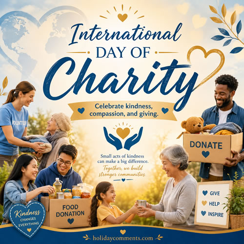International Charity Day Random image to share
