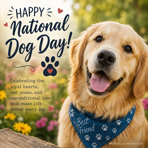 National Dog Day Random image to share