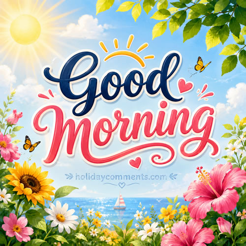Sunny Good Morning Random image to share