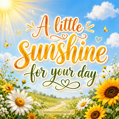 Sunshine For Your Day Random image to share