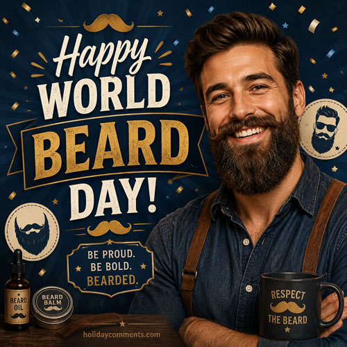 World Beard Day Random image to share