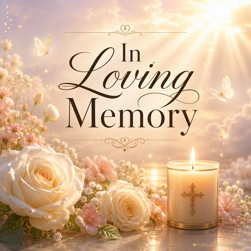 In Loving Memory Remembrance image to share