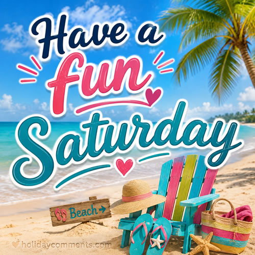 Fun Beach Saturday Saturday image to share