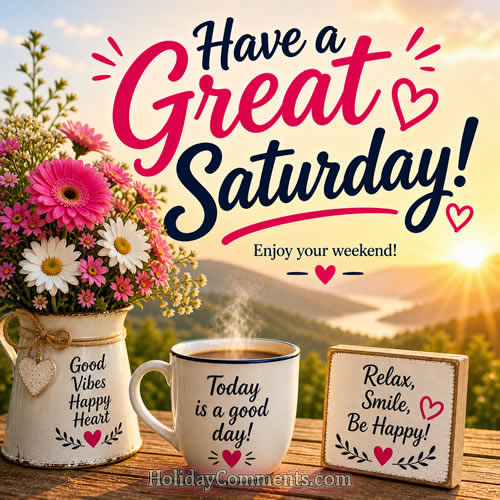 Great Saturday Saturday image to share