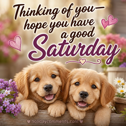 Thinking Good Saturday Saturday image to share