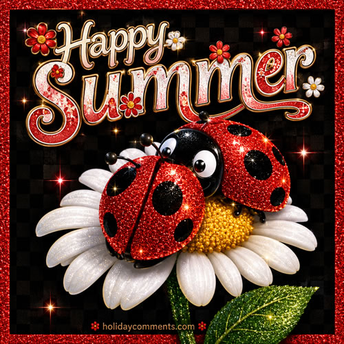 Summer Ladybug image to share