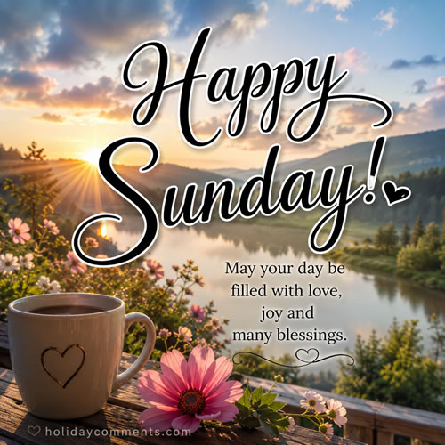 Warm Morning Vibes Sunday image to share