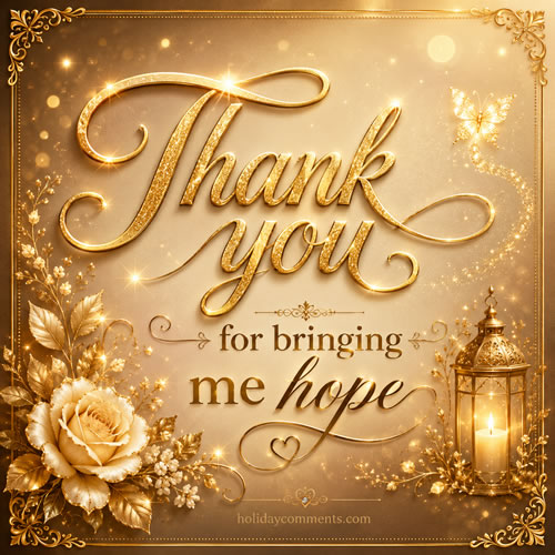 Golden Hope Thanks image to share