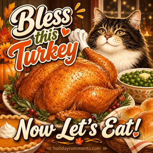 Cat Bless Turkey