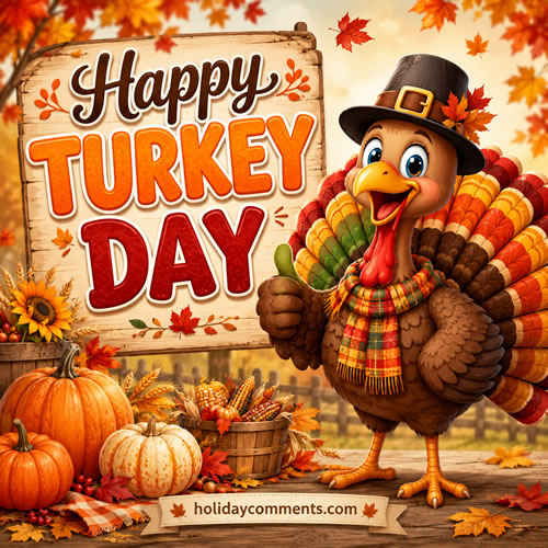 Happy Turkey Day Thanksgiving image to share