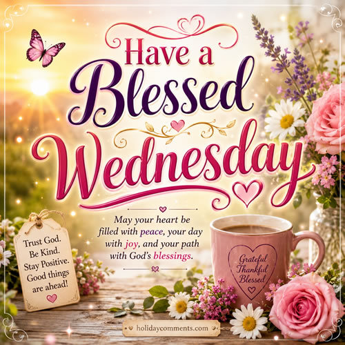Blessed Wednesday image to share