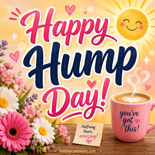 Happy Hump Day Wednesday image to share
