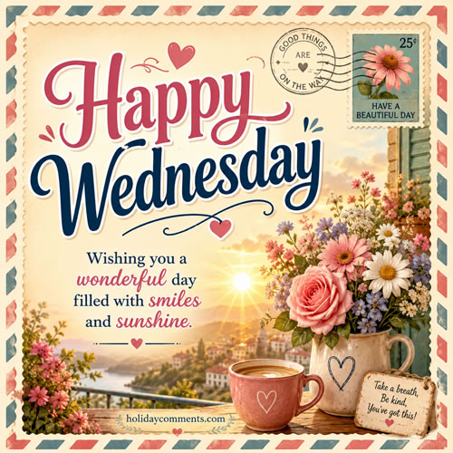 Wednesday Post Card Hc image to share