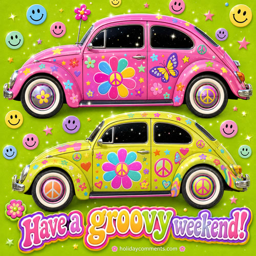 Groovy Weekend Weekend image to share