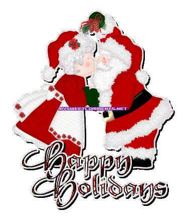 Happy Holidays Santa Picture