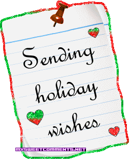 Holiday Wishes Note Picture