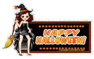 Halloween Doll Broom Picture