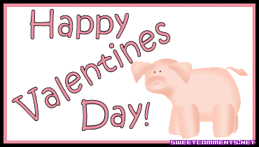 Val Pig Valentine Card Picture